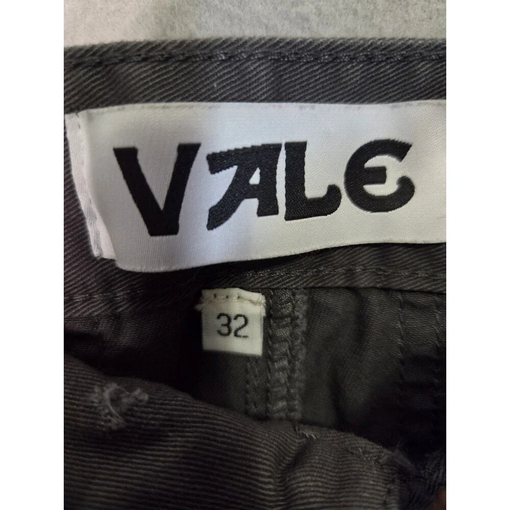 Vale Lives Forever Cargo Pants Mens 32x32 Gray Taupe Grunge Skater Rave